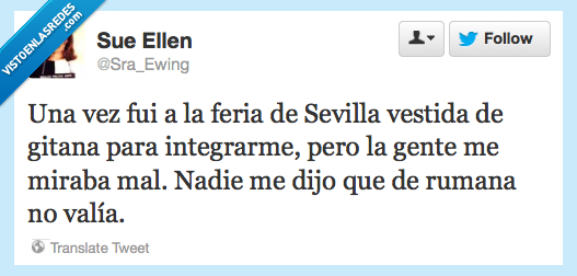 rumana,gitana,feria,abril,vestida