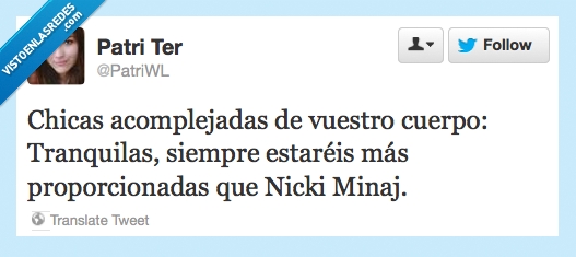 culamen inhumano,cuerpo,chicas,desproporcionada,complejo,Nicki Minaj