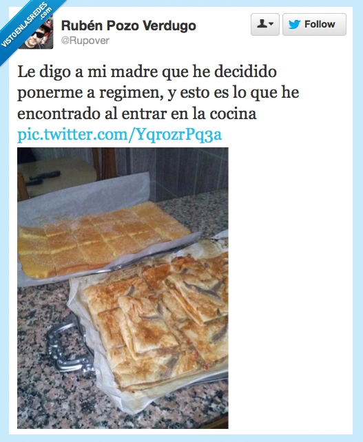 dieta,madre,troll,comida,pizza,bizcocho