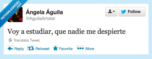 estudiar,voy,nadie,despierte