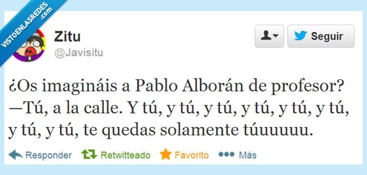 mierda de canción,calle,profesor,pablo alboran