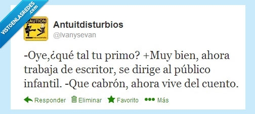 cuentos,escritor,no hacer nada,twitter,humor