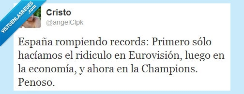 record,españa,eurovisión,economía,champions,penoso