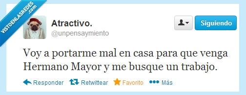 trabajo,cani,portarse mal,unpensaymiento,twitter,injusticia,pedro garcia aguado,choni,hermano mayor,buscar