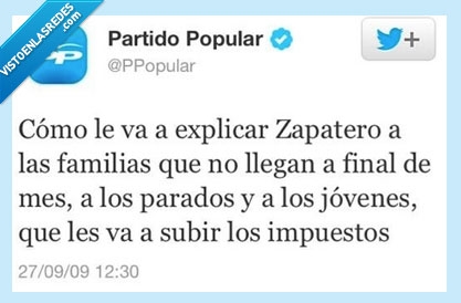 mirar la fecha,PP,2013,2009,impuestos,hipócritas,iva