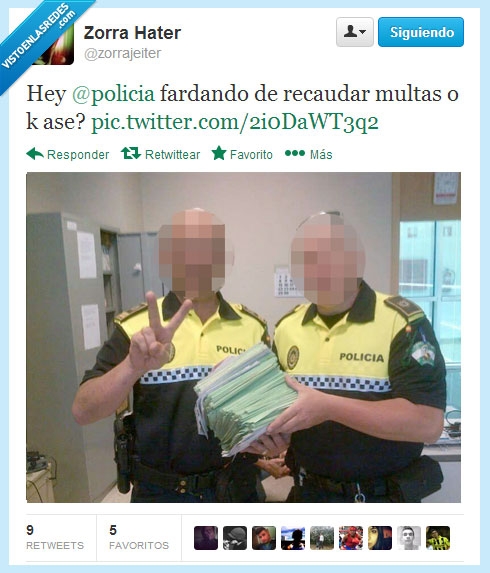 ola k ase,cabrones,multas,recaudar,fardando,hey policia