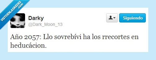 recortes en educación,sobrevivir,año 2057