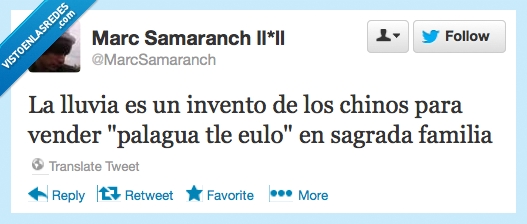 sagrada familia,dinero,invento,lluvia,paraguas,chinos