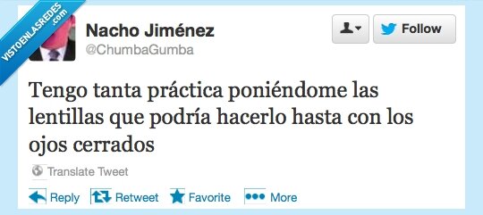 experiencia,puto amo,cerrados,ojos,lentillas,Ponerse