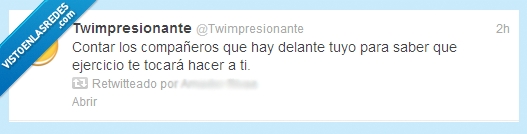 contar,compañero,ejercicio,corregir,tocar,clase,delante