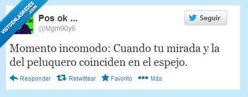 Mirada,peluquero,coincide,espejo