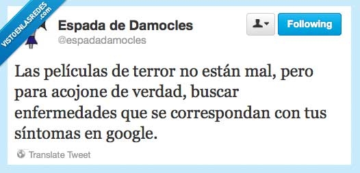 terror,google,muerte,pelicula,miedo,síntomas,enfermedad