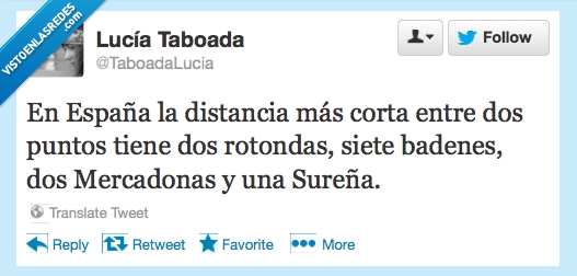 españa,Distancia,rotonda,baden,mercadona,sureña