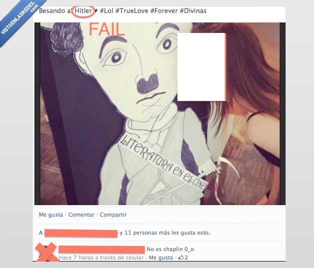 hitler,Chaplin,fail,besando,besar,besp