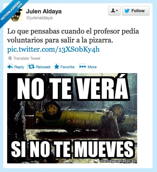 profesor,clase,voluntario,pizarra,jurassic park,mirar,mover,quieto