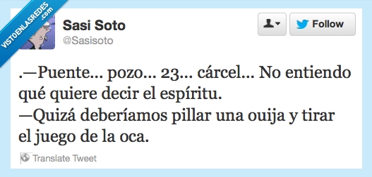 oca espíritu,ouija,juego,pozo,cárcel,puente