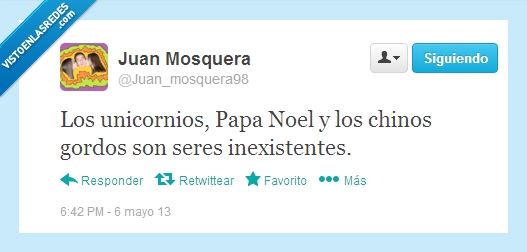 papa noel,chinos,gordos,unicornios,inexistente