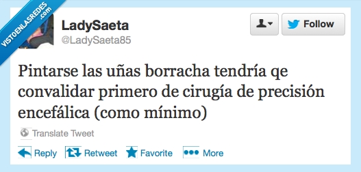 uña,pintar,mujer,borracha,convalida,primero,cirugia,precision