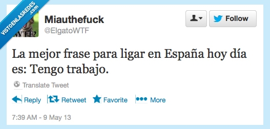 frase,trabajo,ligar,España,crisis,parados