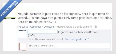 crisis,guerra,chulillo,ignorante,Facebook,Tonto