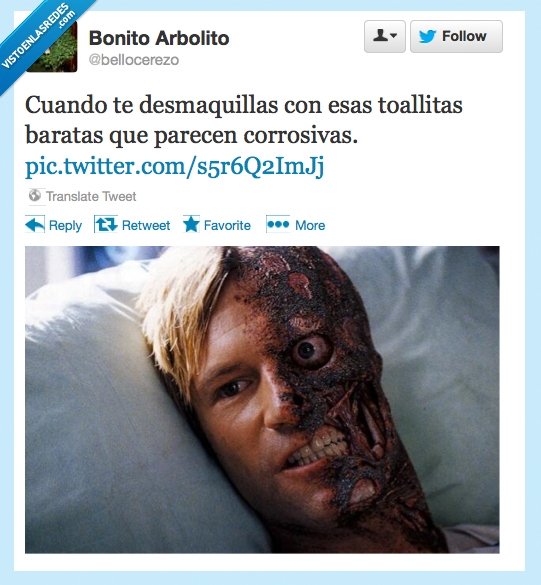 desmaquillar,toallitas,corrosivas,dos,Batman,caras