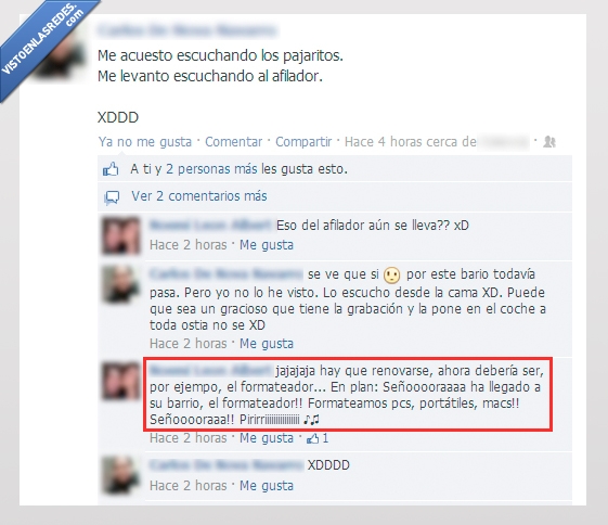 barrio,señora,formatear,portatiles,macs,pcs,formateador,renovar,renovarse,moda,anticuado,afilador