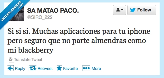 aplicacion,iphone,partir,parte,almendras,blackberry