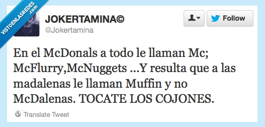 McDonalds,magdalenas,McFlurry,muffin