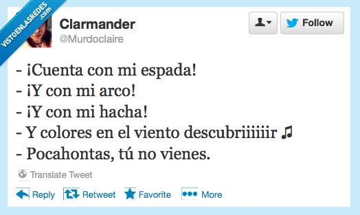 hacha,espada,arco,canción,Pocahontas,casa,colores en el viento