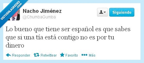 Dinero,español,tías,relación,interés