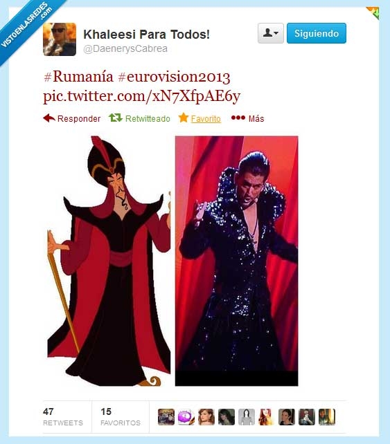 eurovisión,juego de tronos,rumania,disney,ridiculo,aladin