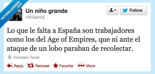 España,trabajar,paro,Age of Empires