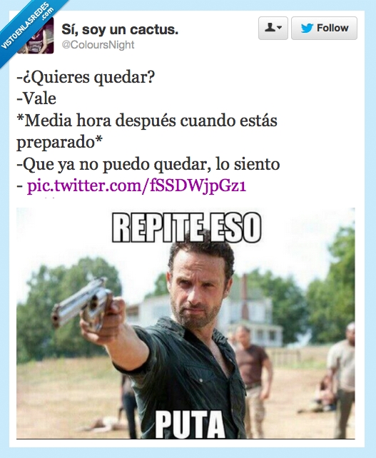walking dead,rajar,puedo,quedar,repite,rick