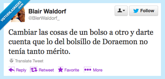 cambiar,cosa,bolso,otro,doraemon