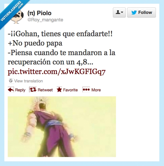 recuperacion,4'8,susperder,suspenso,Dragón Ball,Gohan,enfado,Cell,Ssj2