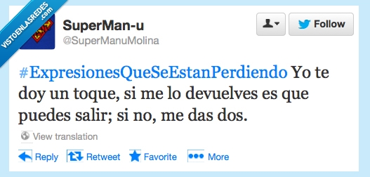 perdida,toque,dos,uno,expresiones que se están perdiendo,amigos