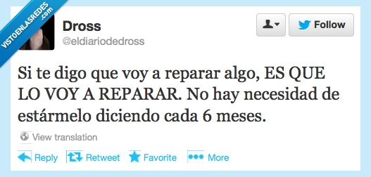 6 meses,pareja,novia,reparar,dross,tiempo,arreglar