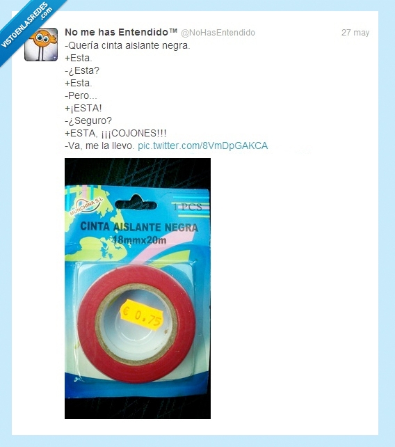 mentira,chinos,roja,negra,cinta,aislante