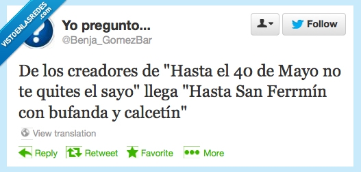 creadores,calcetín,refrán actualizado,san fermín