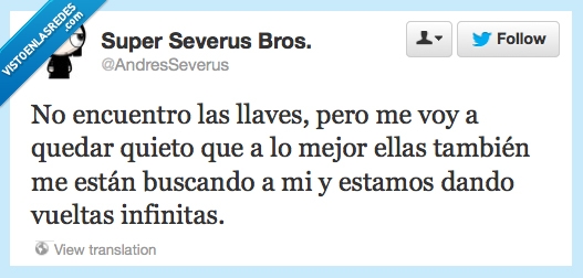 infinitas,vueltas,buscar,quieto,llaves