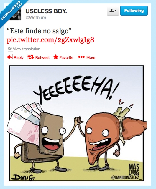 no salir,no beber,no gastar,wetburn,twitter