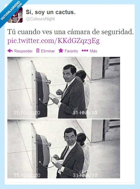 cara,hacer,seguridad,camara,mr bean