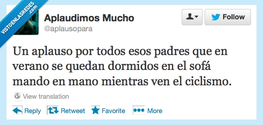padre,aplauso,para,sofá,mando,verano,ciclismo,siesta,dormir