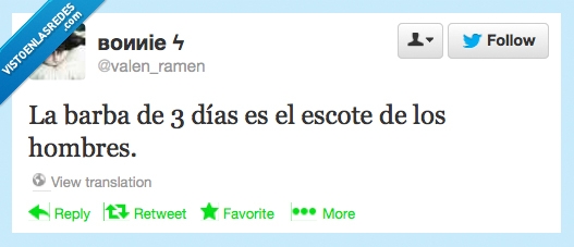 ya sabéis qué hacer,hombres,escote,días,3,tres días,barba,pelusilla