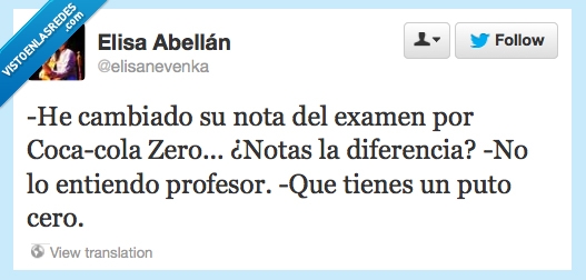 cambiado,nota,examen,cocacola,cero,zero,suspenso