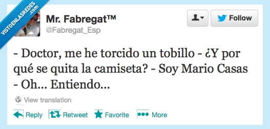 Mario casas,lesión,camiseta,tobillo