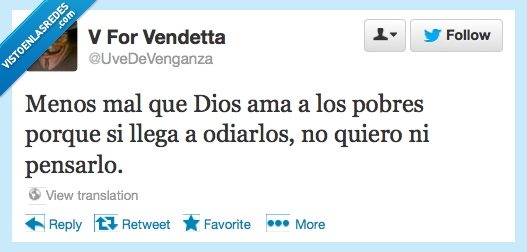 Amor,Dios,Pobres,Odio,odiar,pensarlo