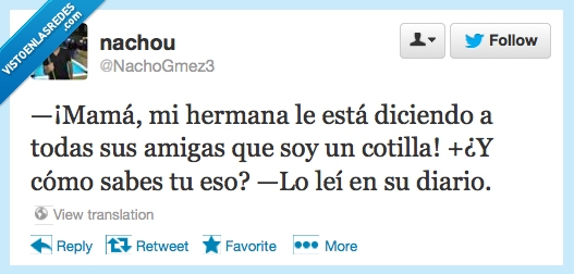 cotillear,hermana,mama,leer,diario,cotilla,poio