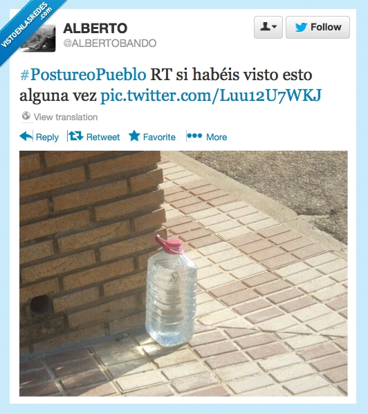 pueblo,humor,garrafa,agua,esquina,calle,acera