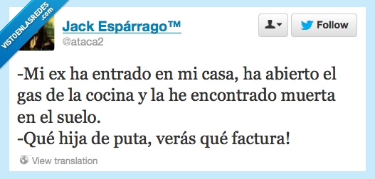 gas,factura,ex novia,muerta